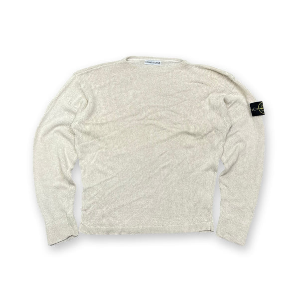 Stone Island Knit Sweatshirt in beige