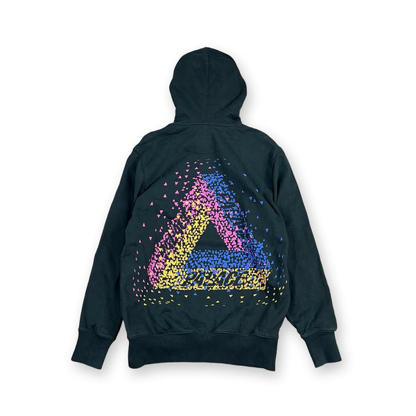 Palace Tri-Flect Hoodie in navy blue