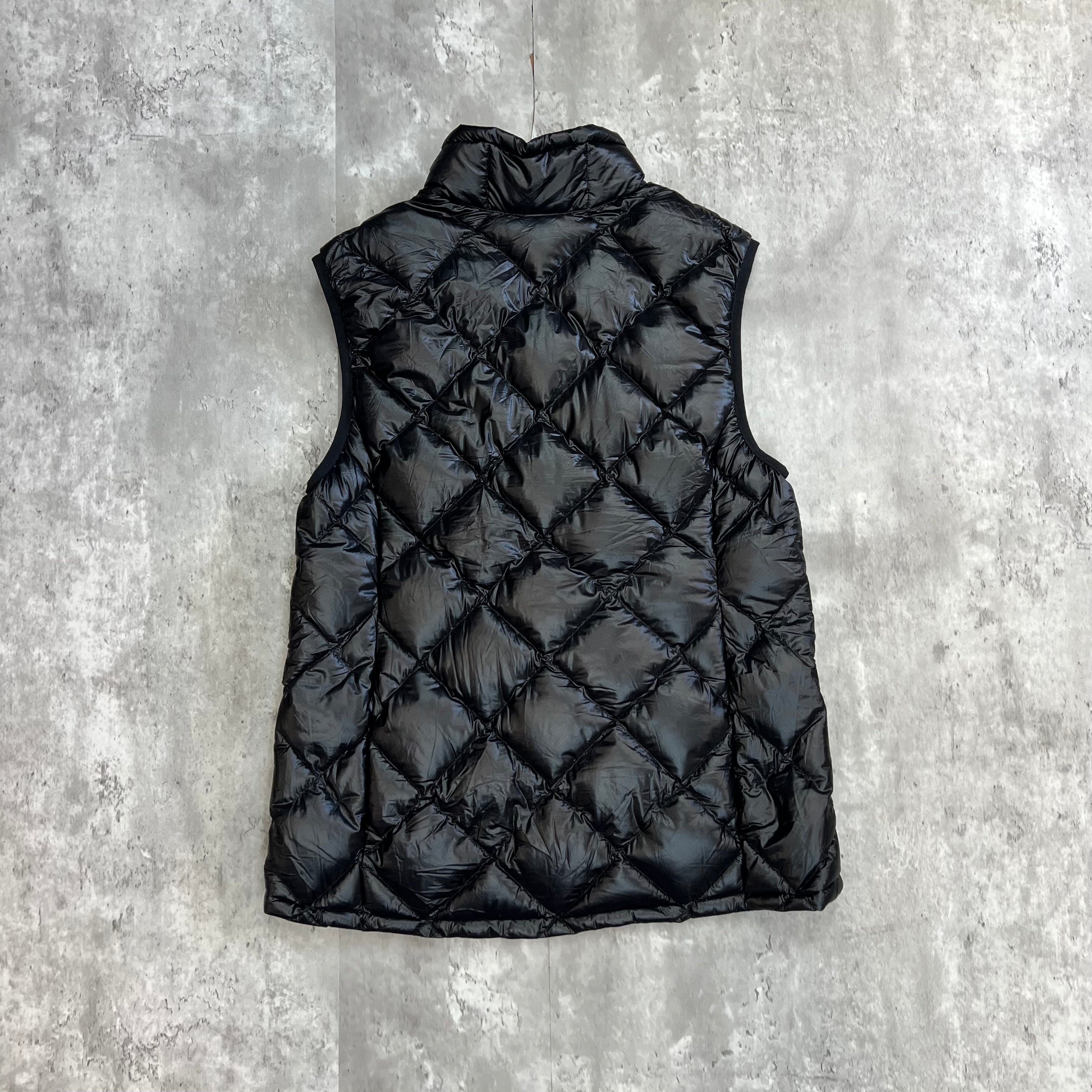 Vintage Montbell Puffer Gilet Jacket in black