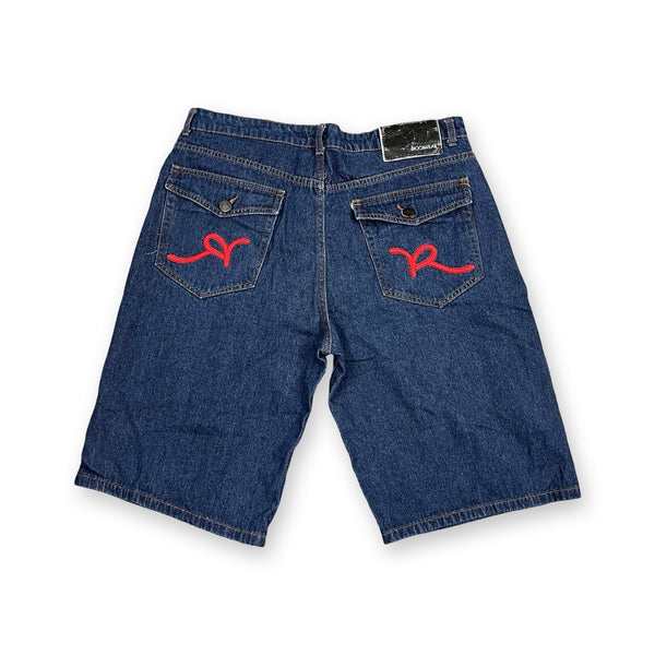 Vintage Rocawear Jorts in navy blue