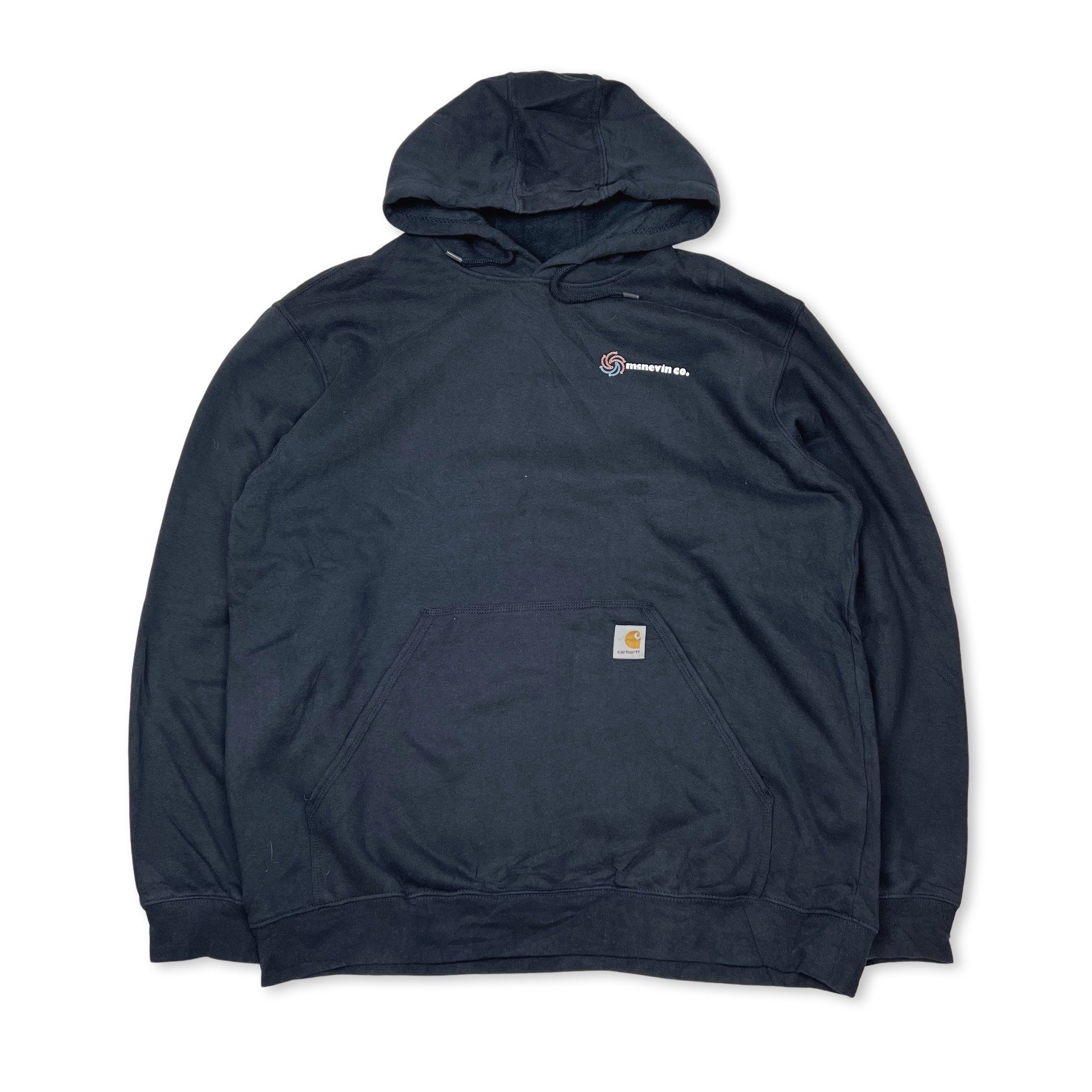Vintage Carhartt hoodie in navy blue