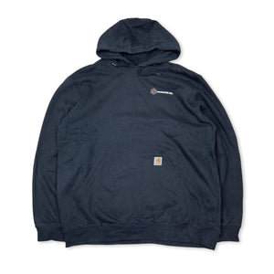 Vintage Carhartt hoodie in navy blue
