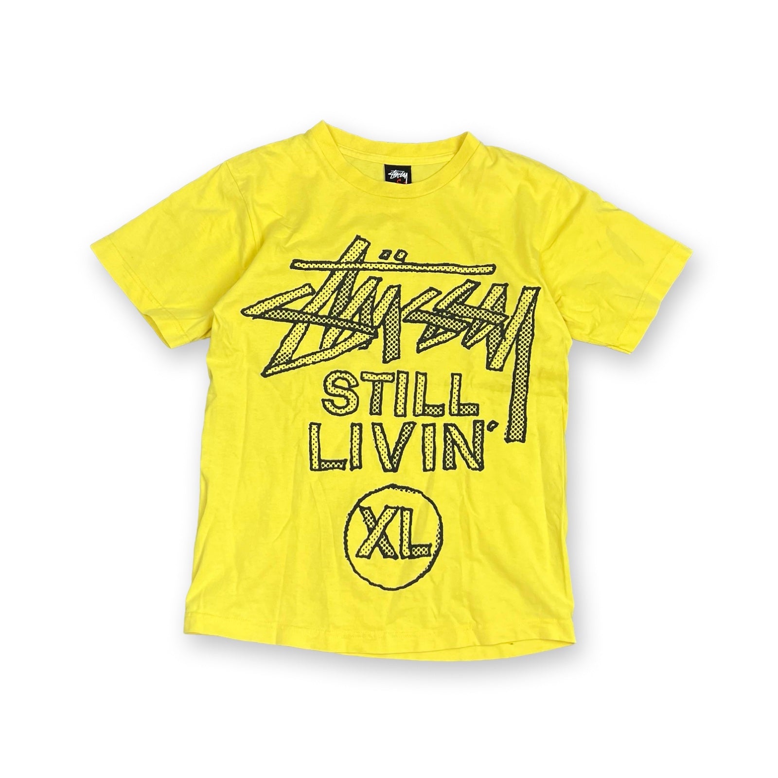 Vintage Stussy T-Shirt in yellow