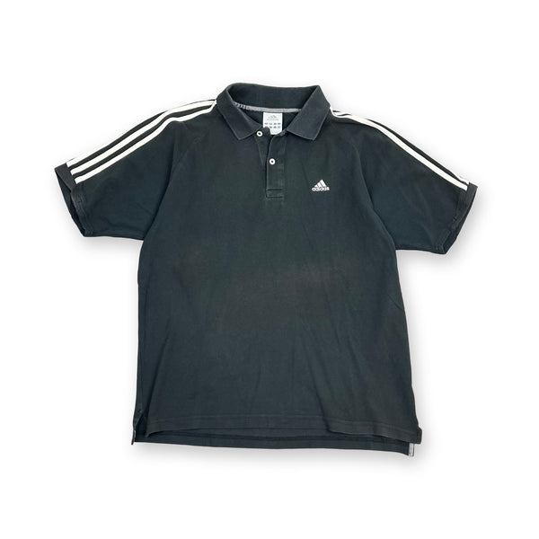 Vintage Adidas Polo T-Shirt in black