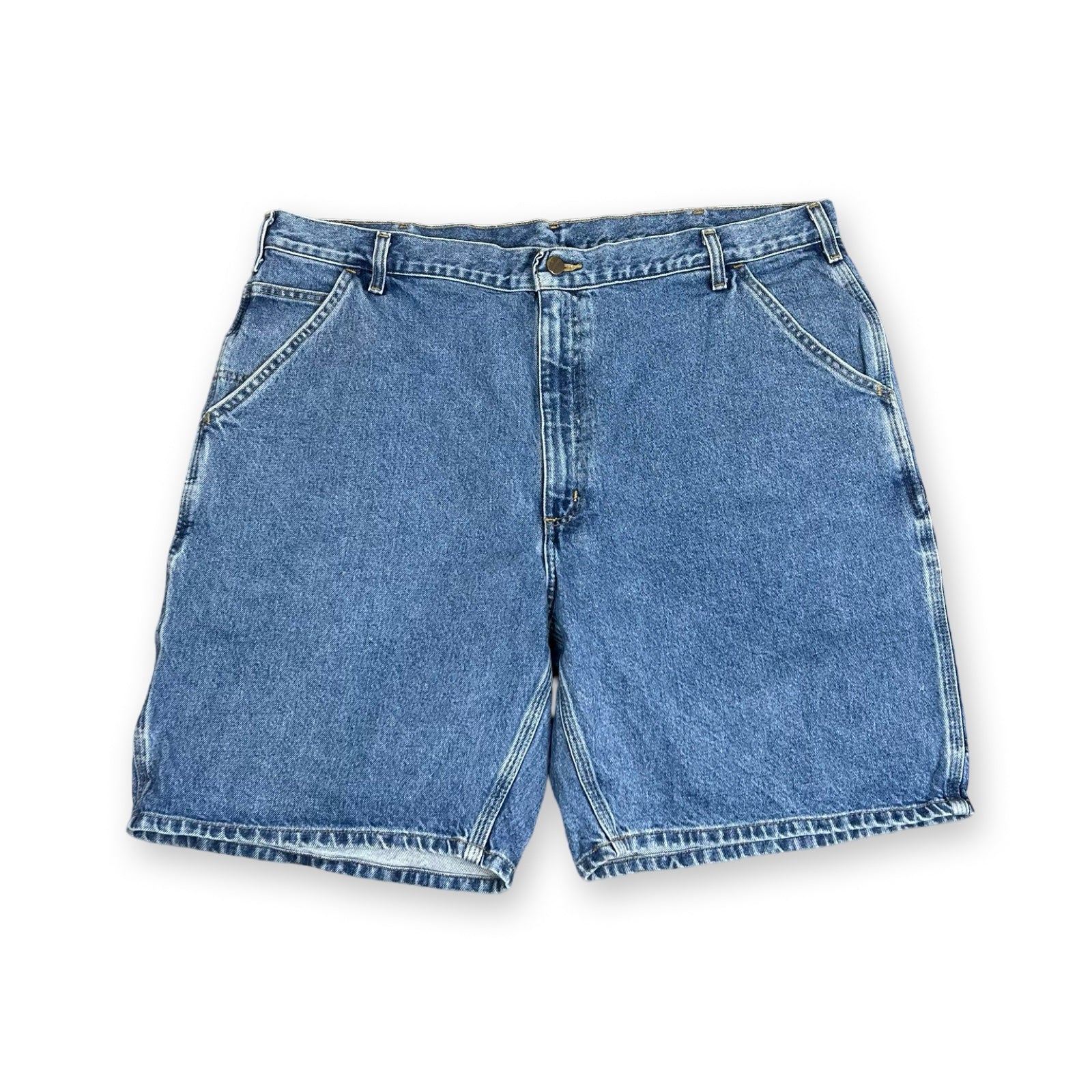 Vintage Carhartt Denim Shorts in blue