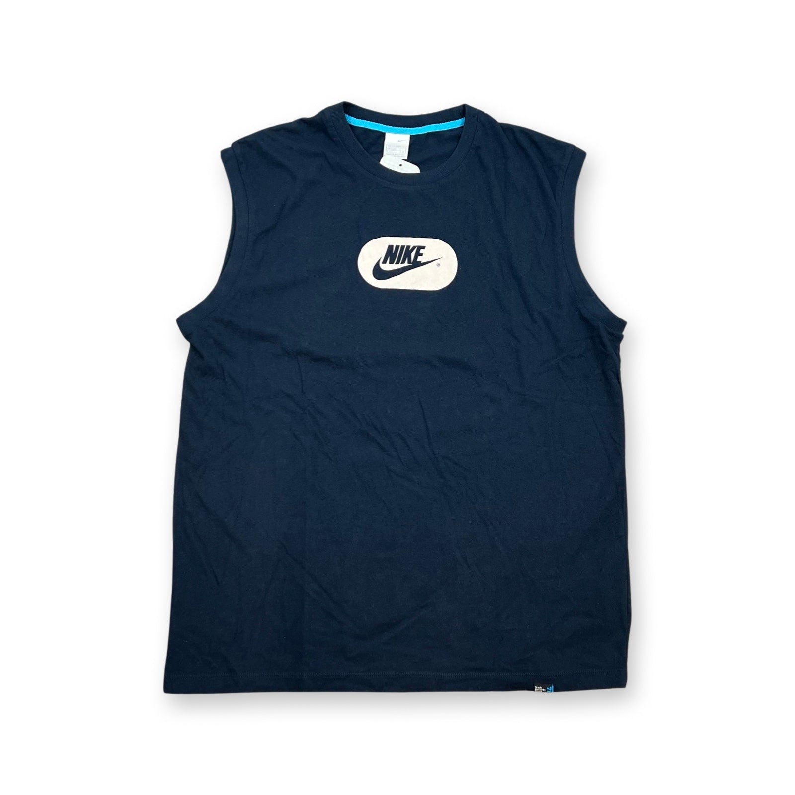 Deadstock Nike Vest Top in navy blue
