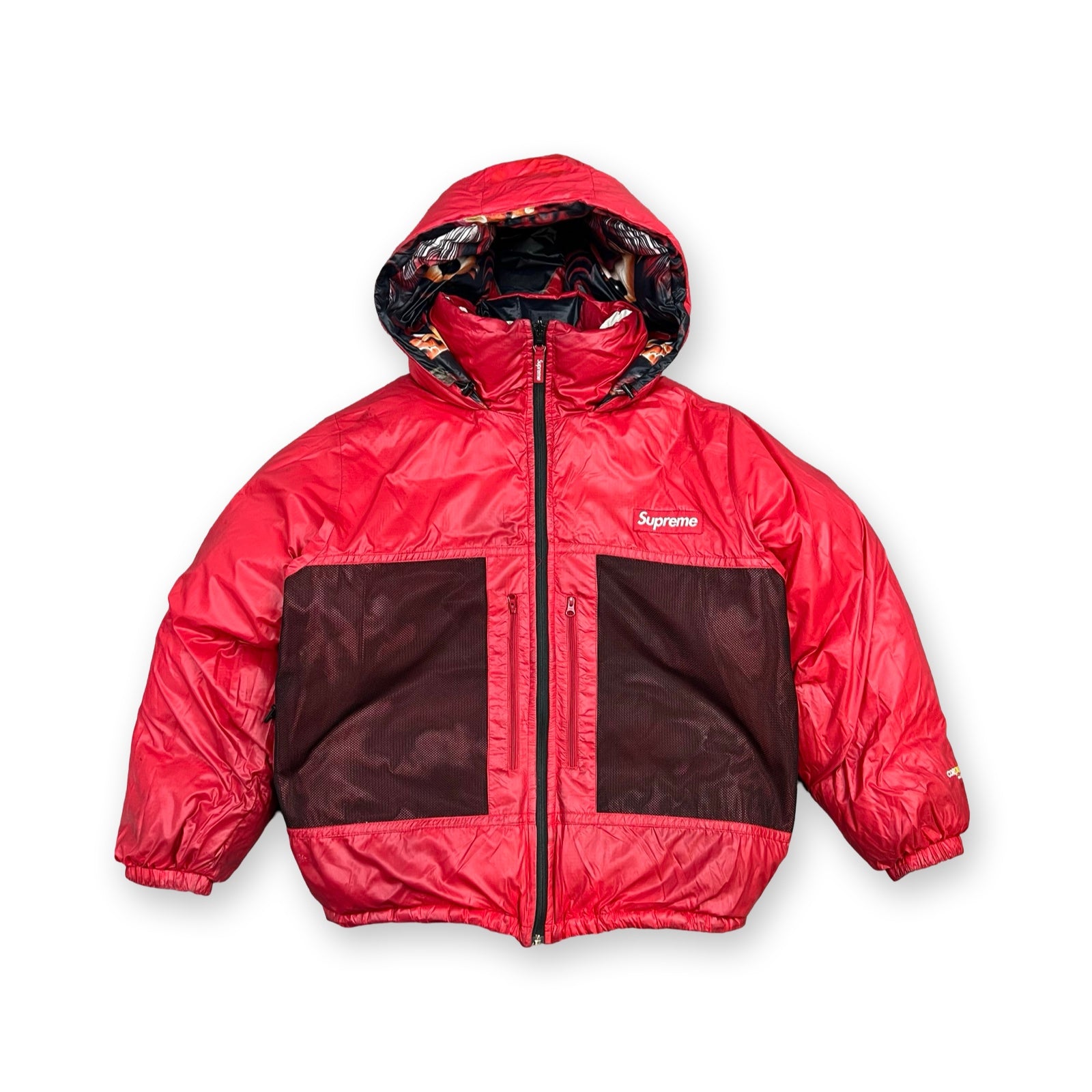 Supreme Reversible Featherweight Down Puffer Jacket in red