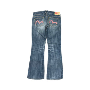 Womens Vintage Evisu Jeans in blue
