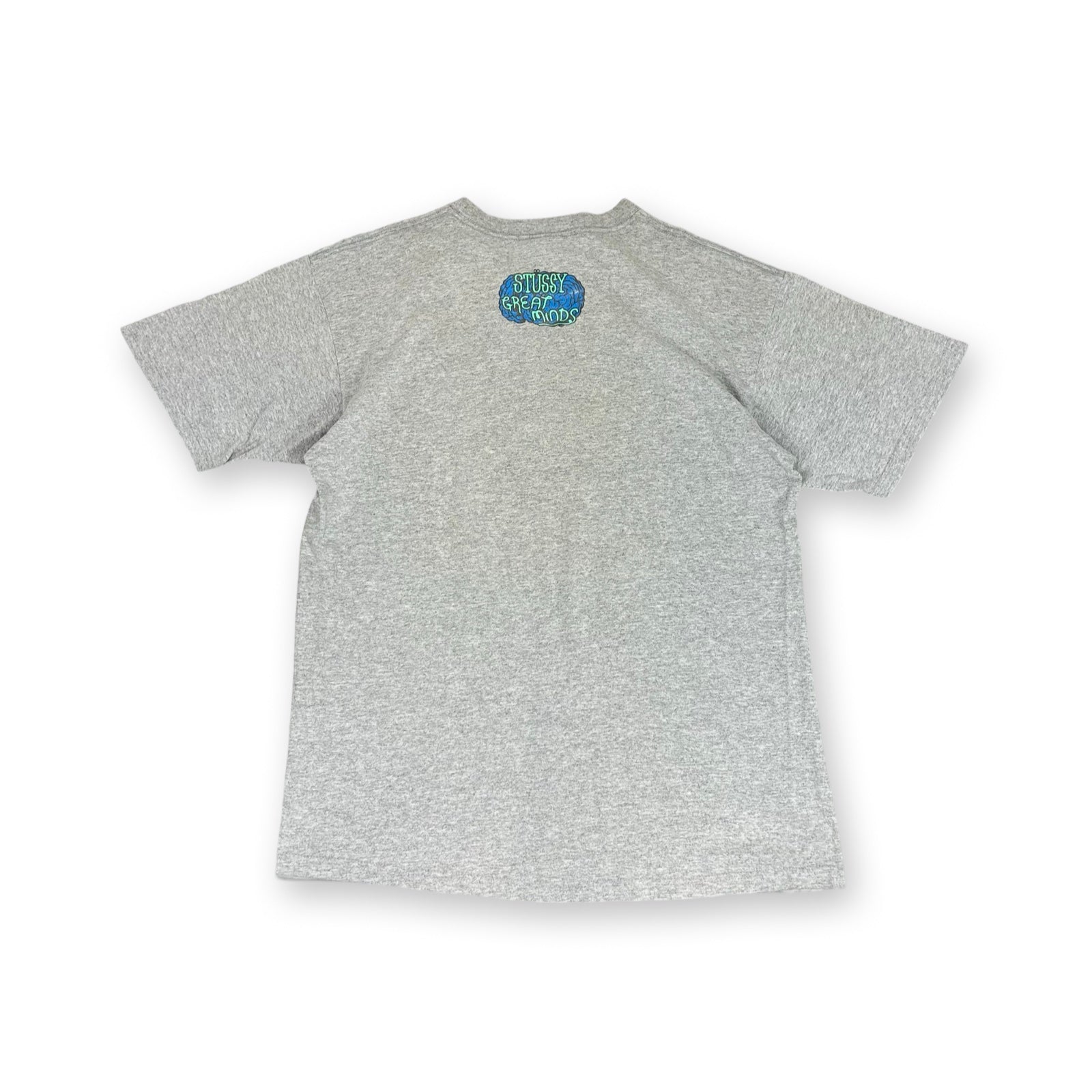 Vintage Stussy Karl Marx T-Shirt in grey