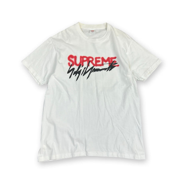 Supreme Yohji Yamamoto Logo T-Shirt in white