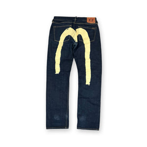 Vintage Evisu Jeans in navy blue