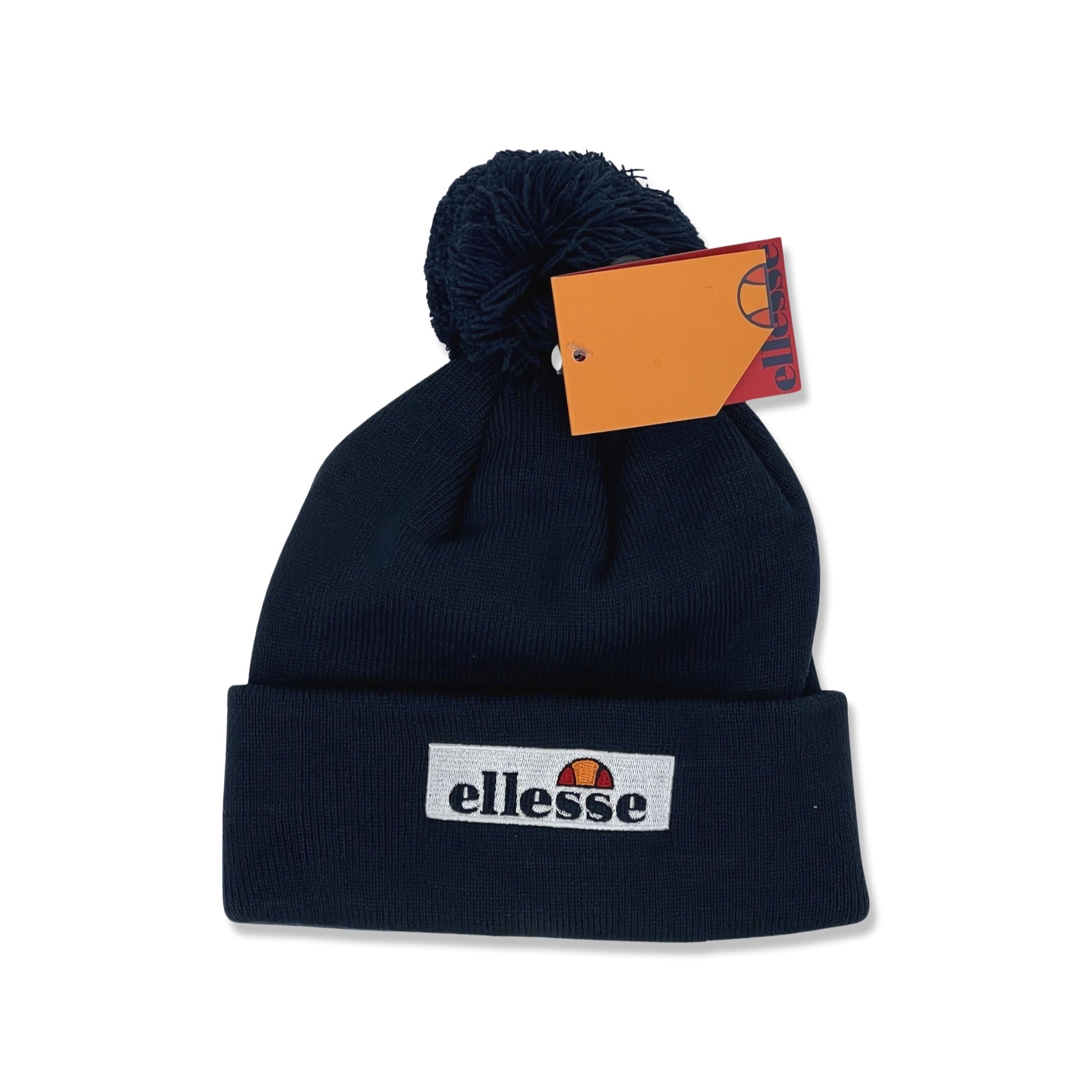 Ellesse Pom Pom beanie hat in navy blue