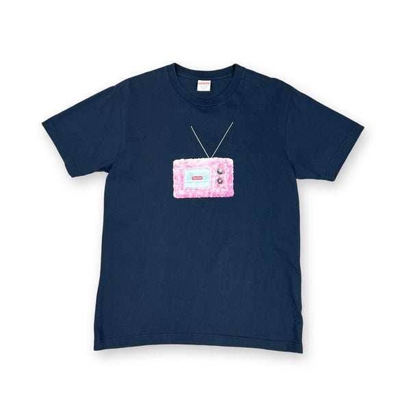 Supreme TV T-Shirt in navy blue