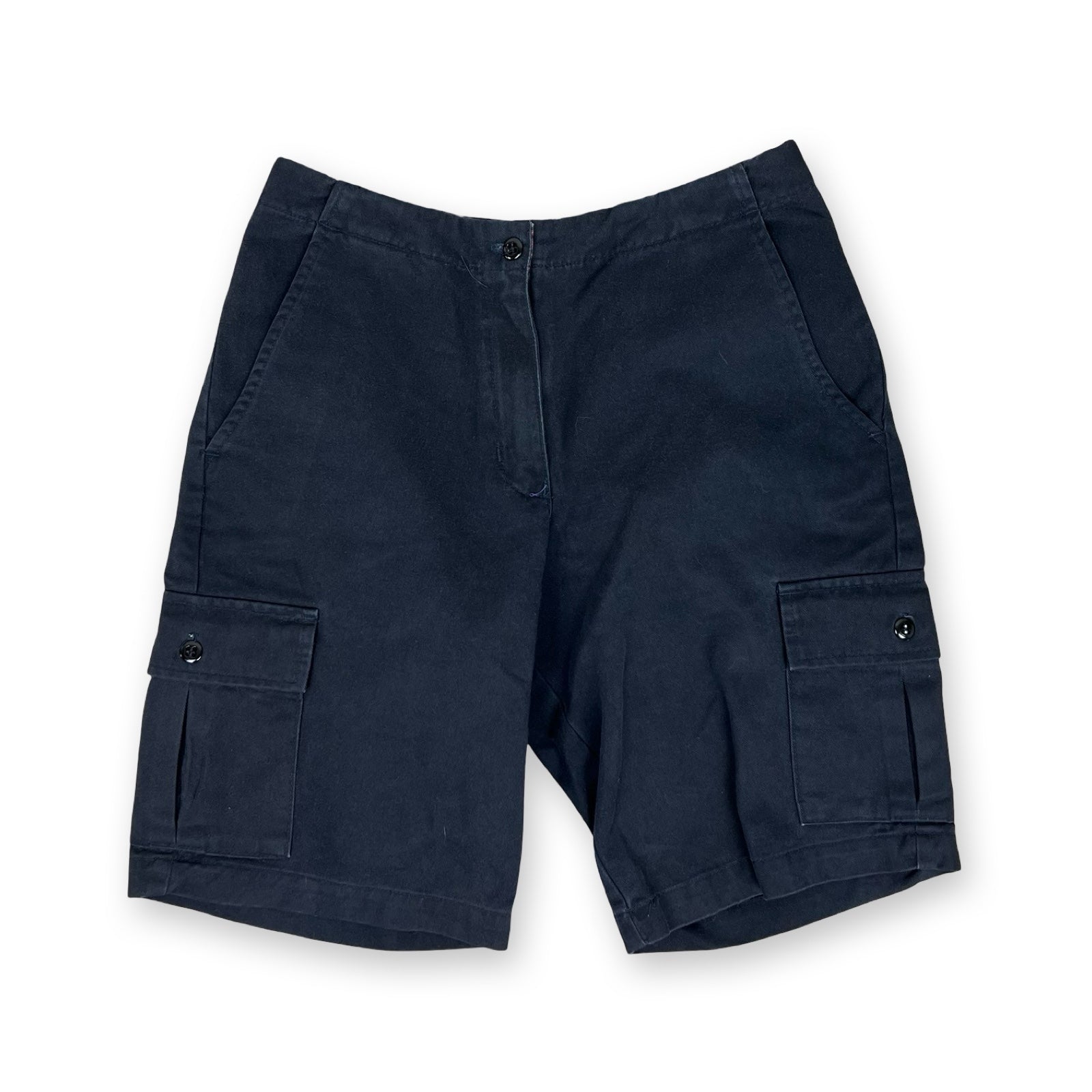 Vintage Stussy Cargo Shorts in navy blue