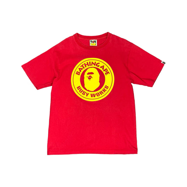 Vintage BAPE T-Shirt in red