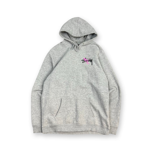 Vintage Stussy Hoodie in grey