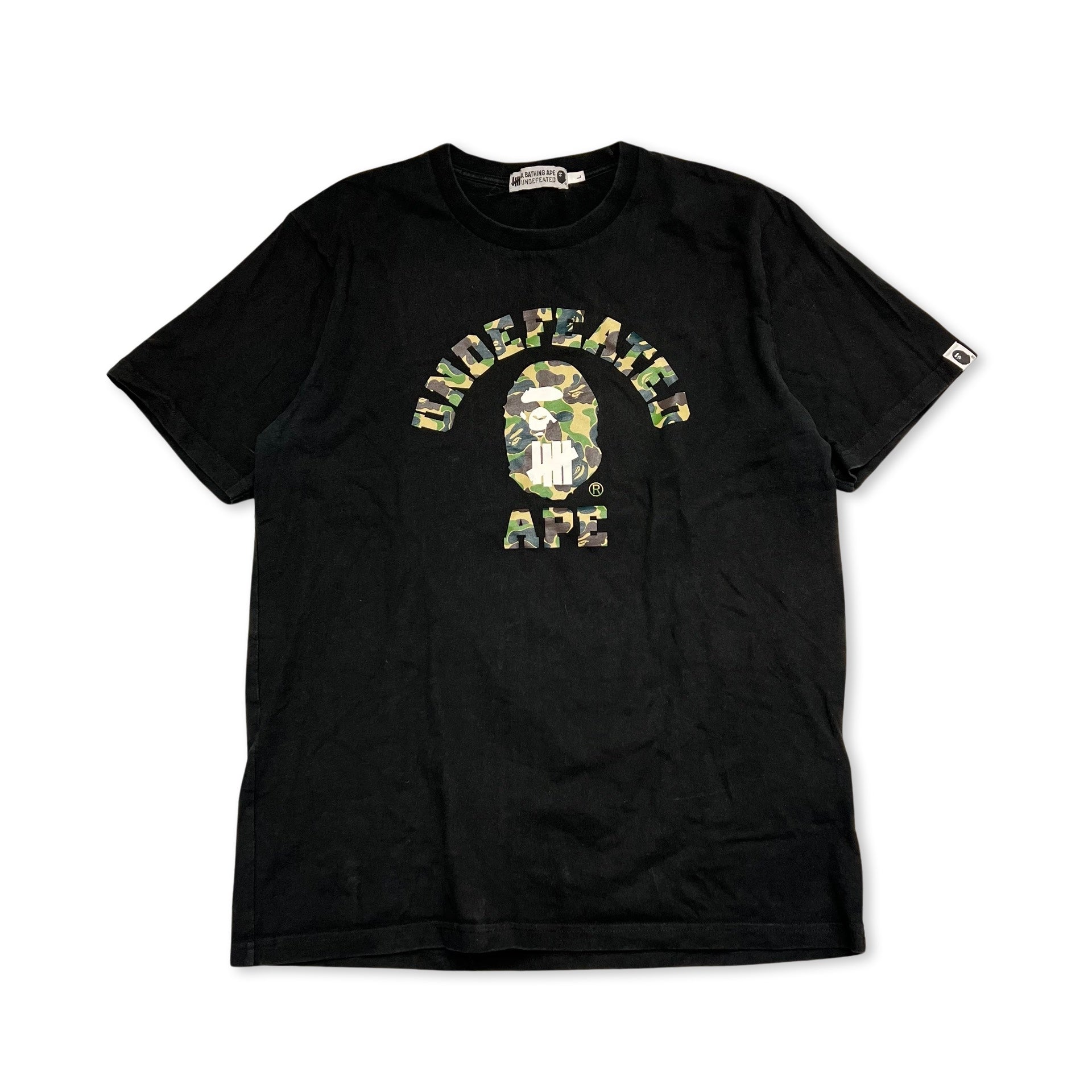 BAPE X Undefeated ABC College Tee