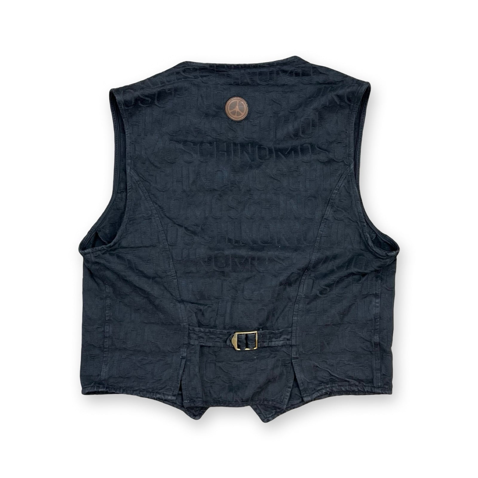 Vintage Moschino Waistcoat in navy blue