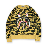 BAPE 1st Camo Shark Sweatshirt in yellow