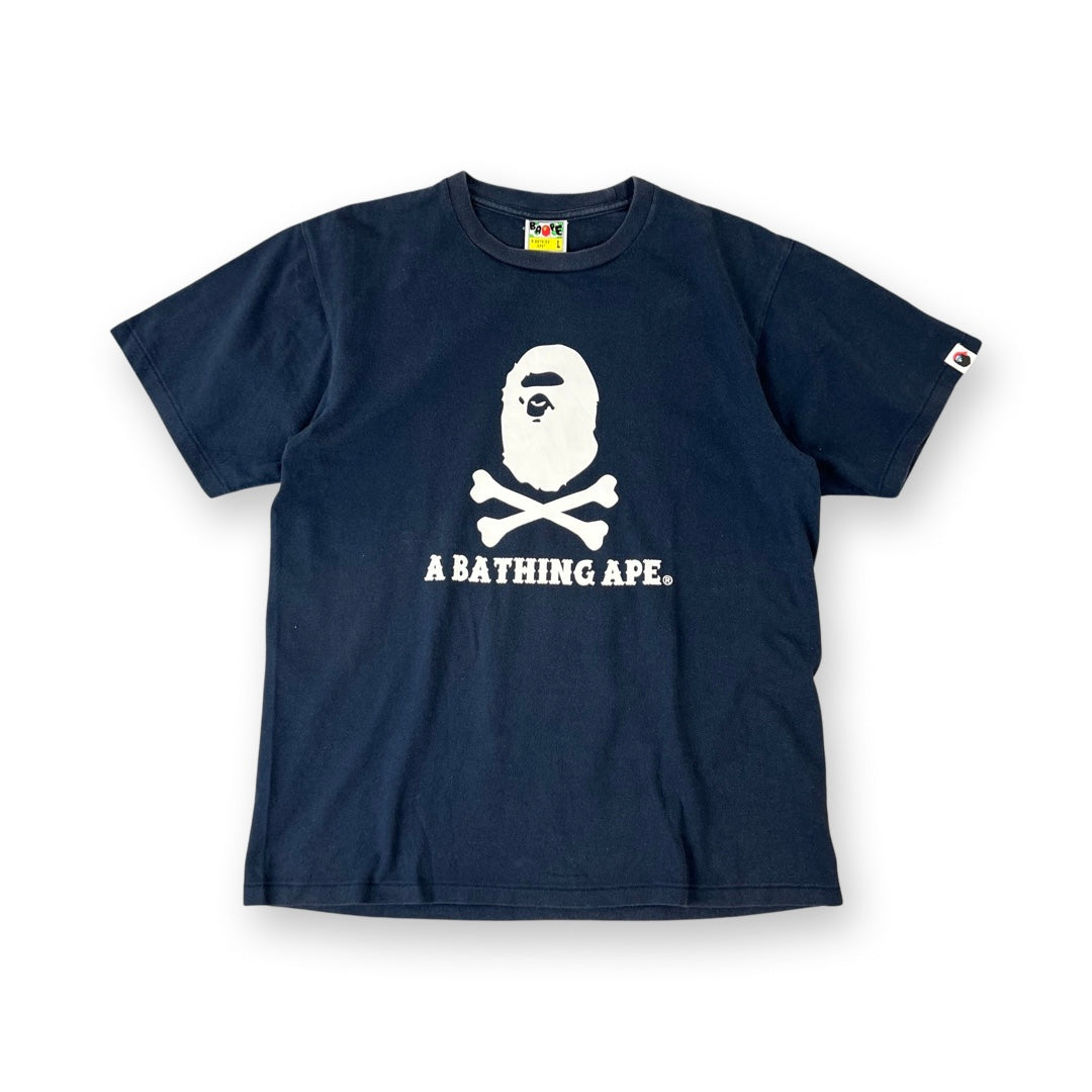 BAPE Pirate T-Shirt in navy blue