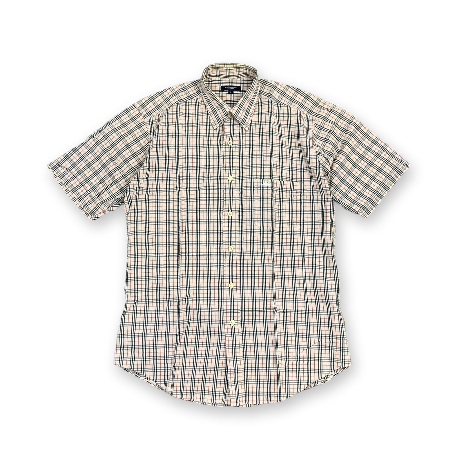 Vintage Burberry Nova Check T-Shirt in beige
