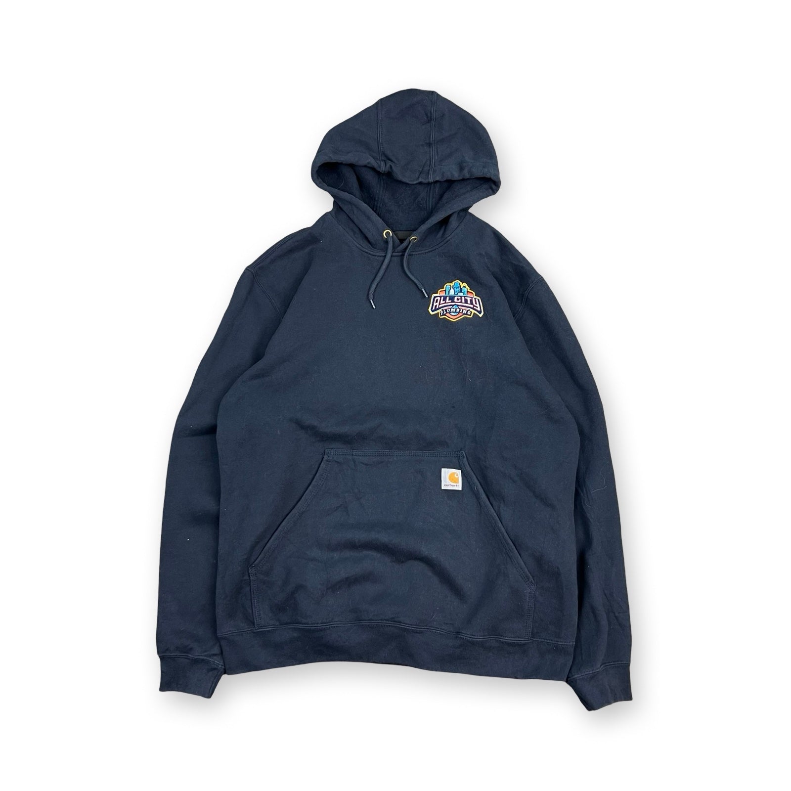 Vintage Carhartt Hoodie in navy blue