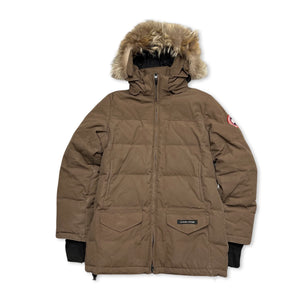 Womens Vintage Canada Goose Jacket in brown
