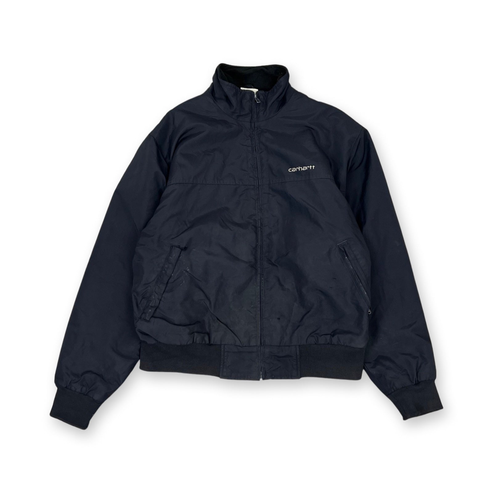 Vintage Carhartt Windbreaker Jacket in navy blue