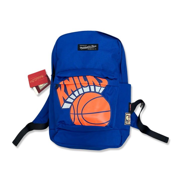 Mitchell & Ness New York Knicks Backpack Bag in blue