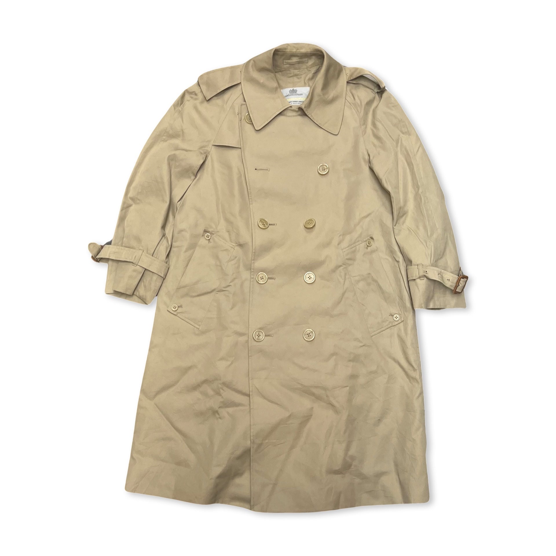 Vintage Aquascutum Trench Coat in beige Deadsea London