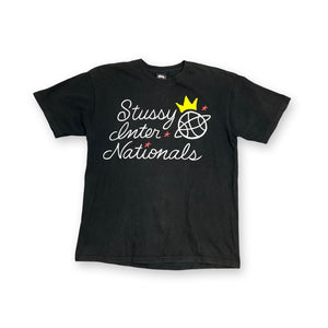 Vintage Stussy Inter Nationals T-Shirt in black