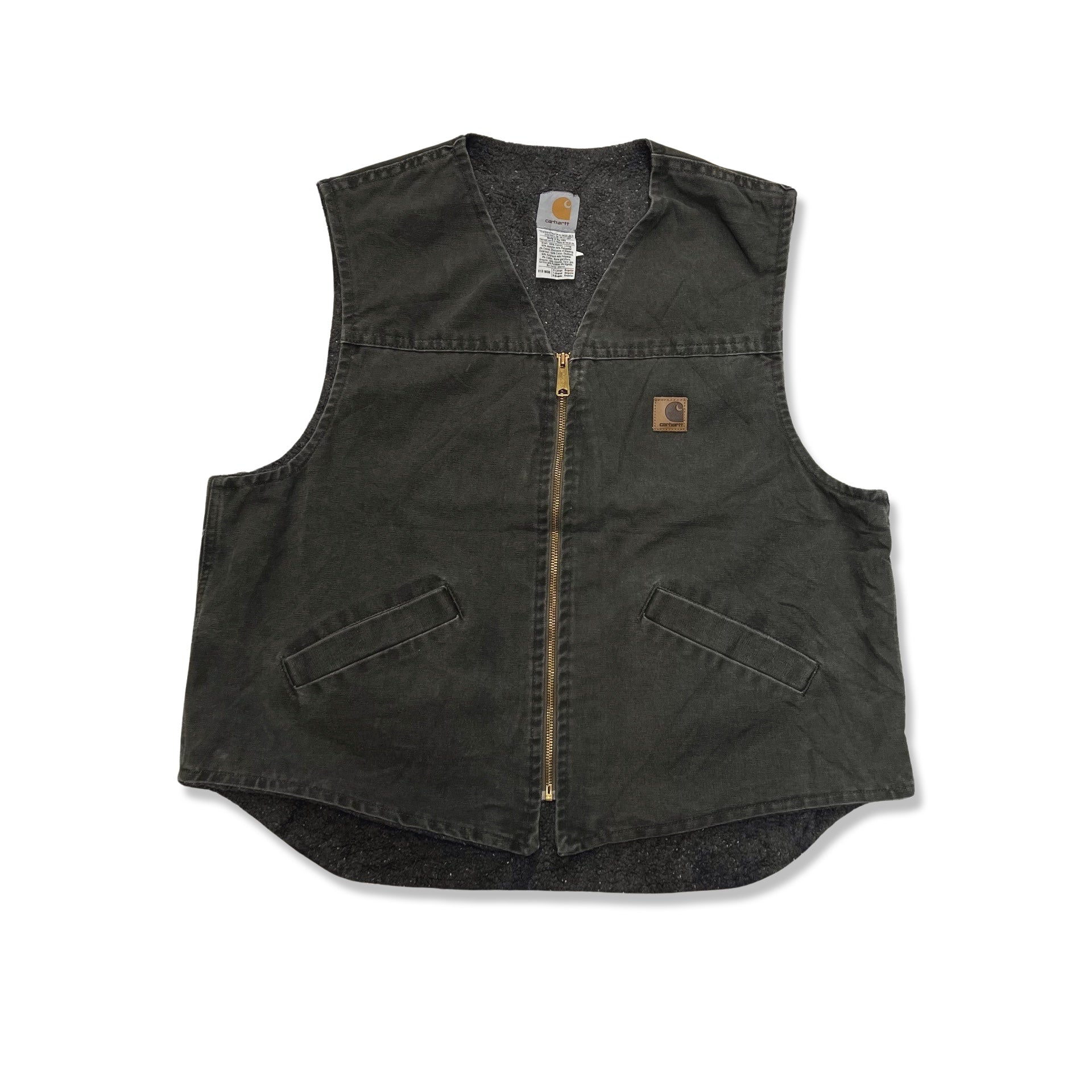 Vintage Carhartt Gilet Jacket in green