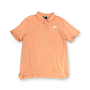 Vintage Nike Polo T-Shirt in peach
