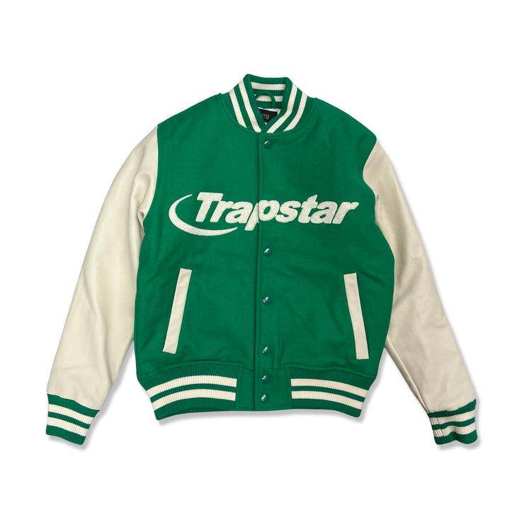 Trapstar Varsity Jacket in green