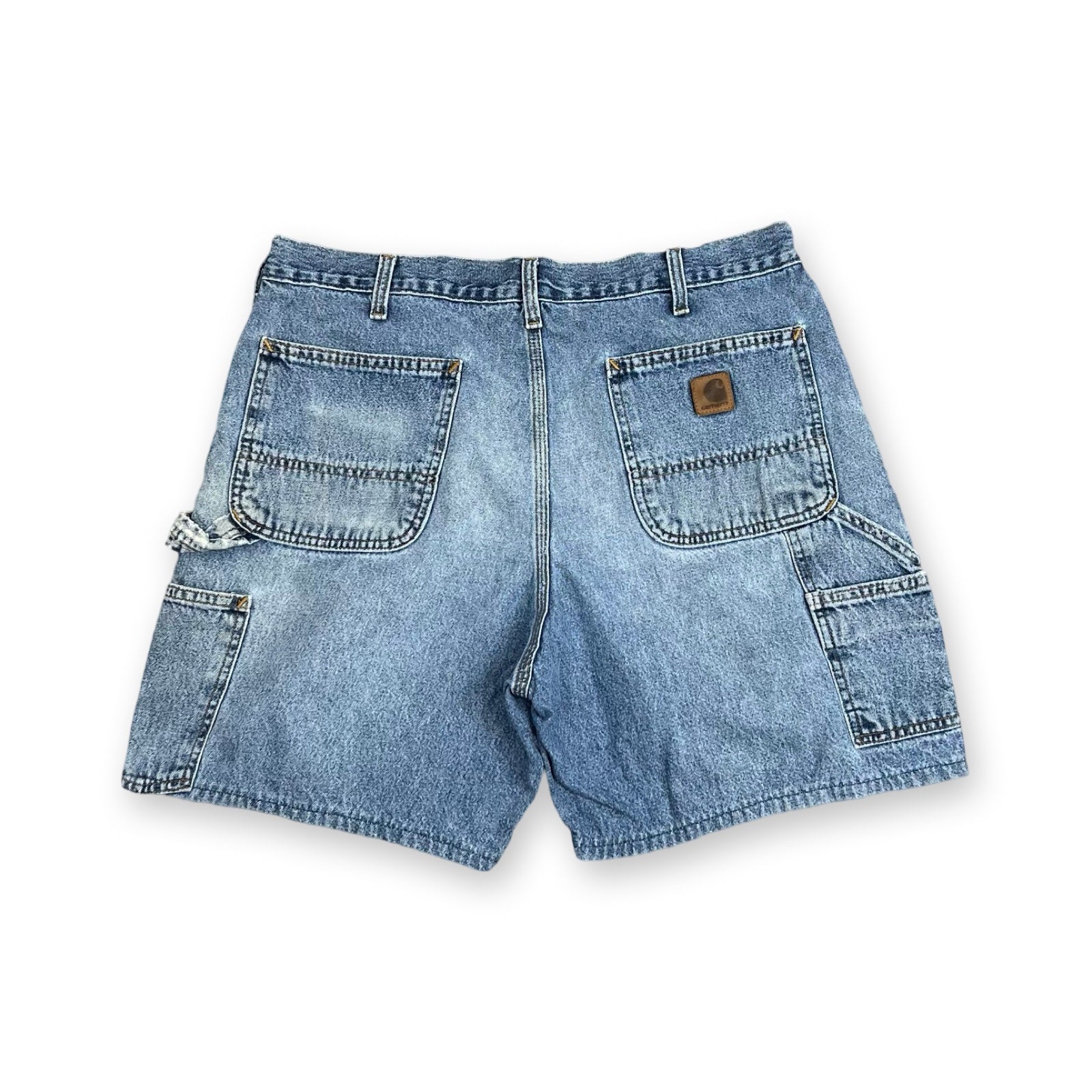 Vintage Carhartt Denim Shorts in blue