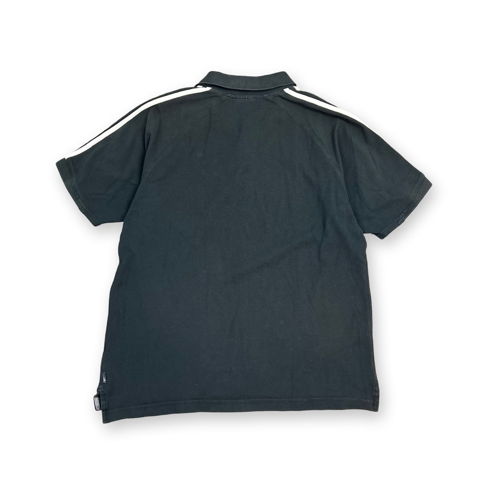 Vintage Adidas Polo T-Shirt in black