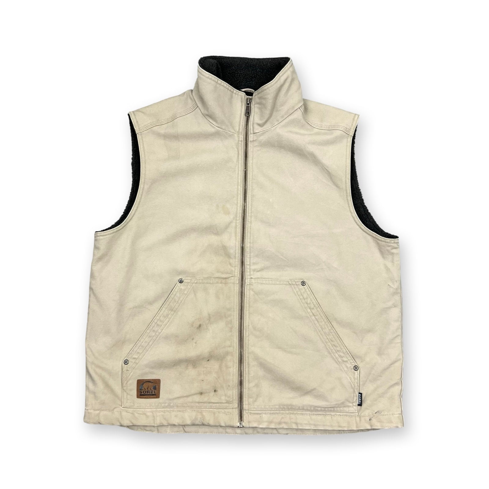 Vintage Sorel Gilet Jacket in beige