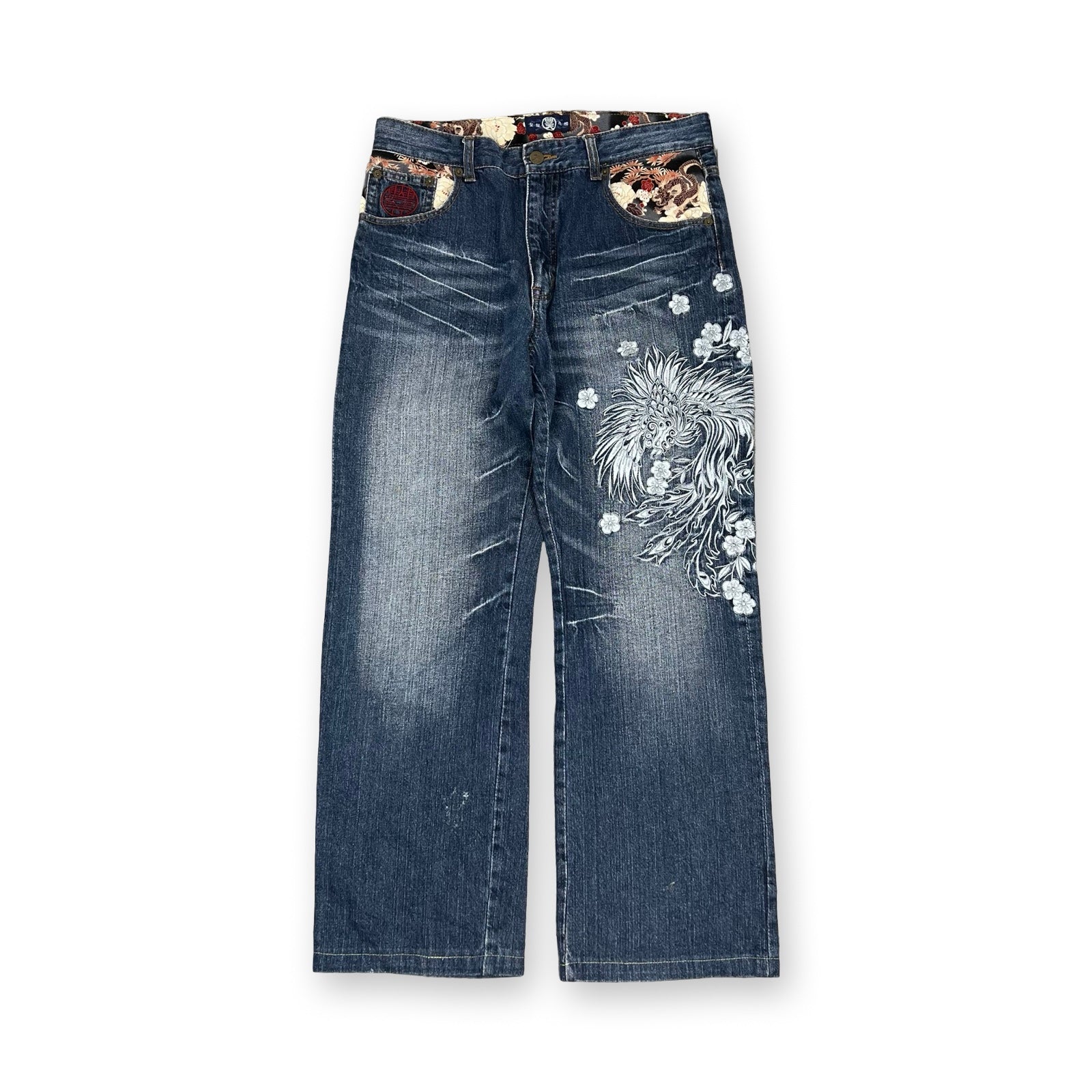 Vintage Japanese Embroidered Jeans