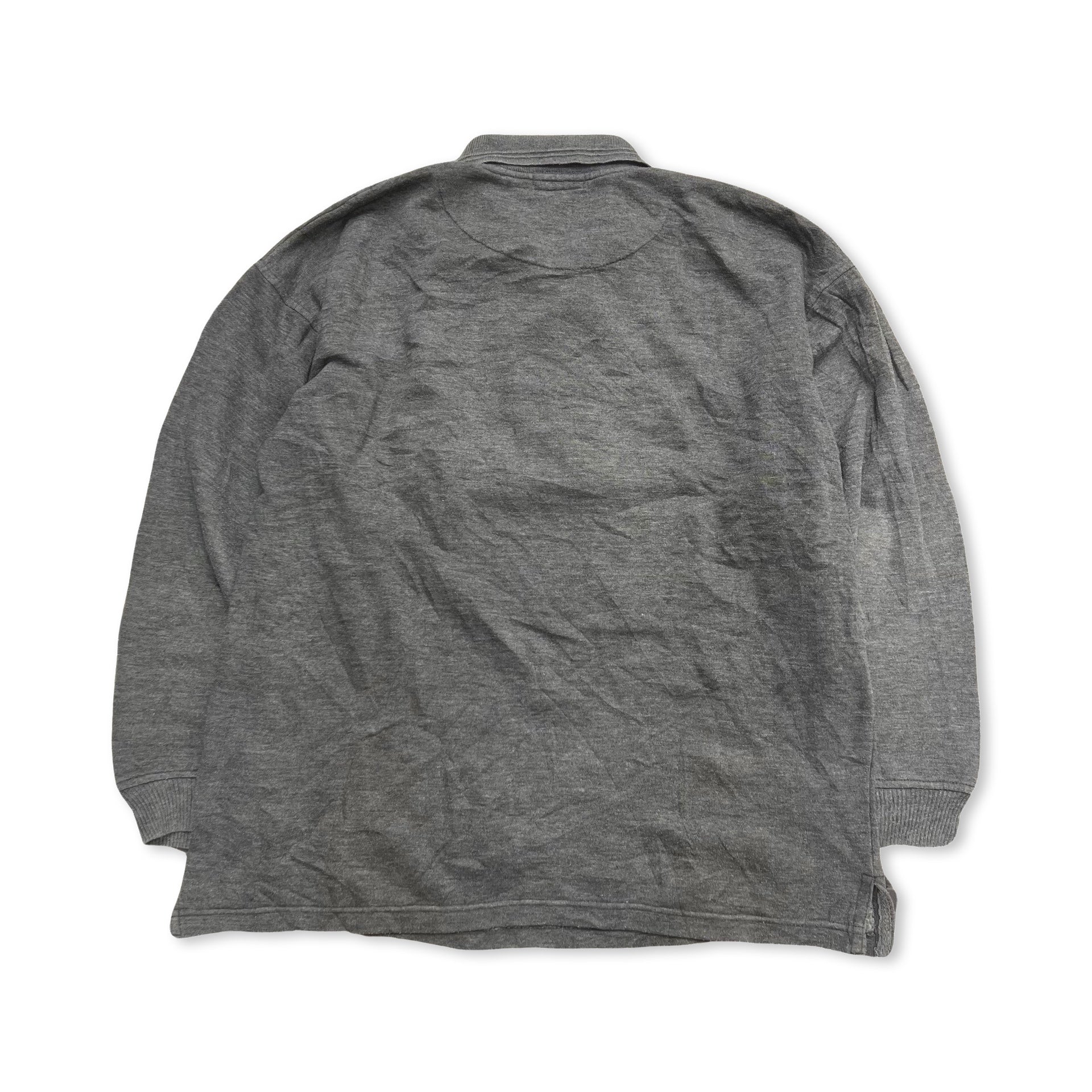 Vintage Burberry Polo T-Shirt in grey