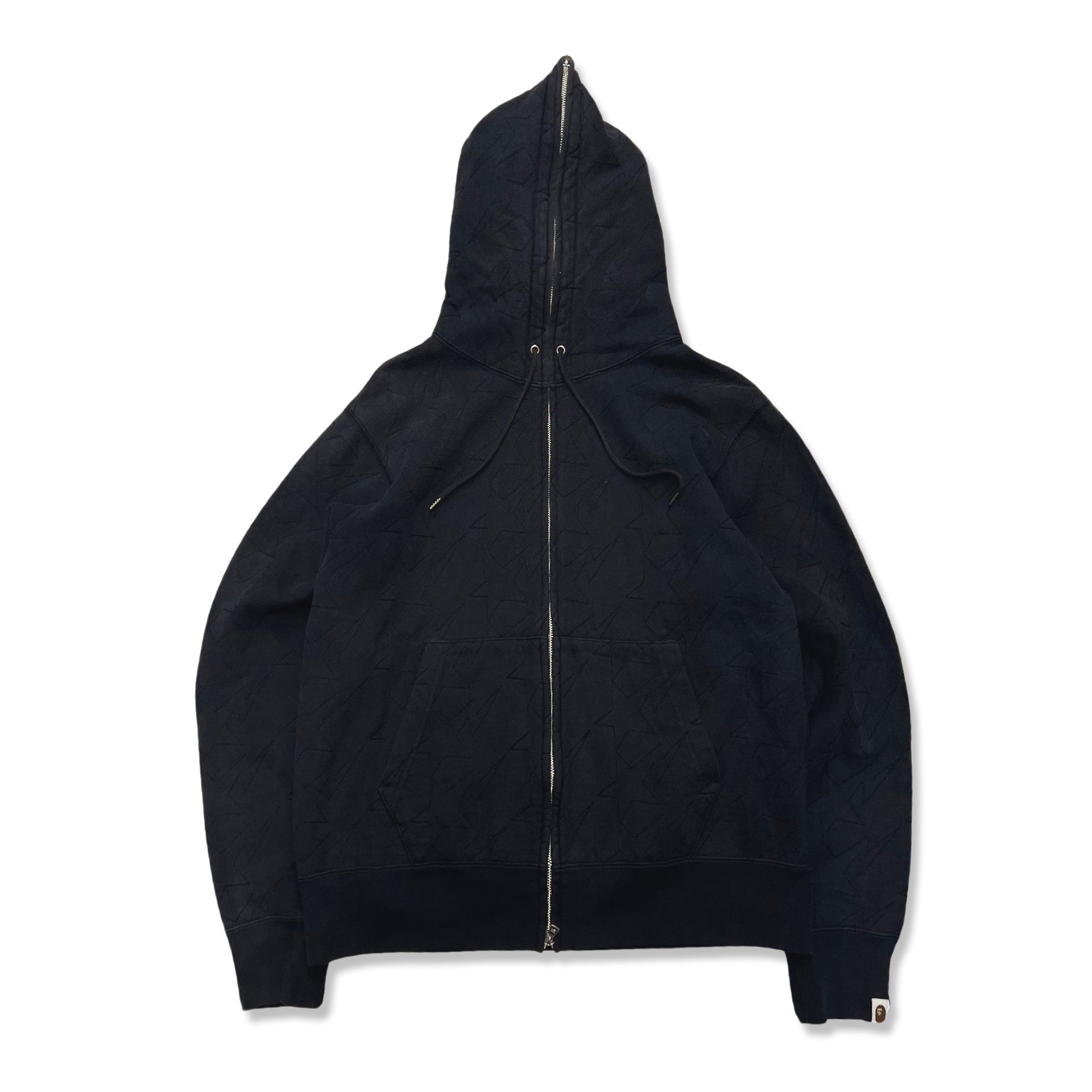 Bape Bapesta Hoodie in navy blue