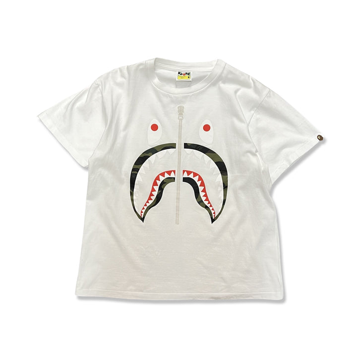 BAPE Shark T-shirt in white