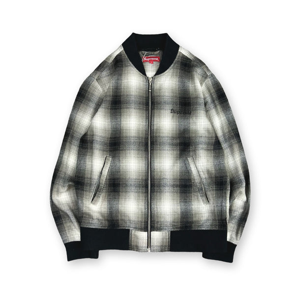 Supreme Shadow Plaid Bomber Jacket