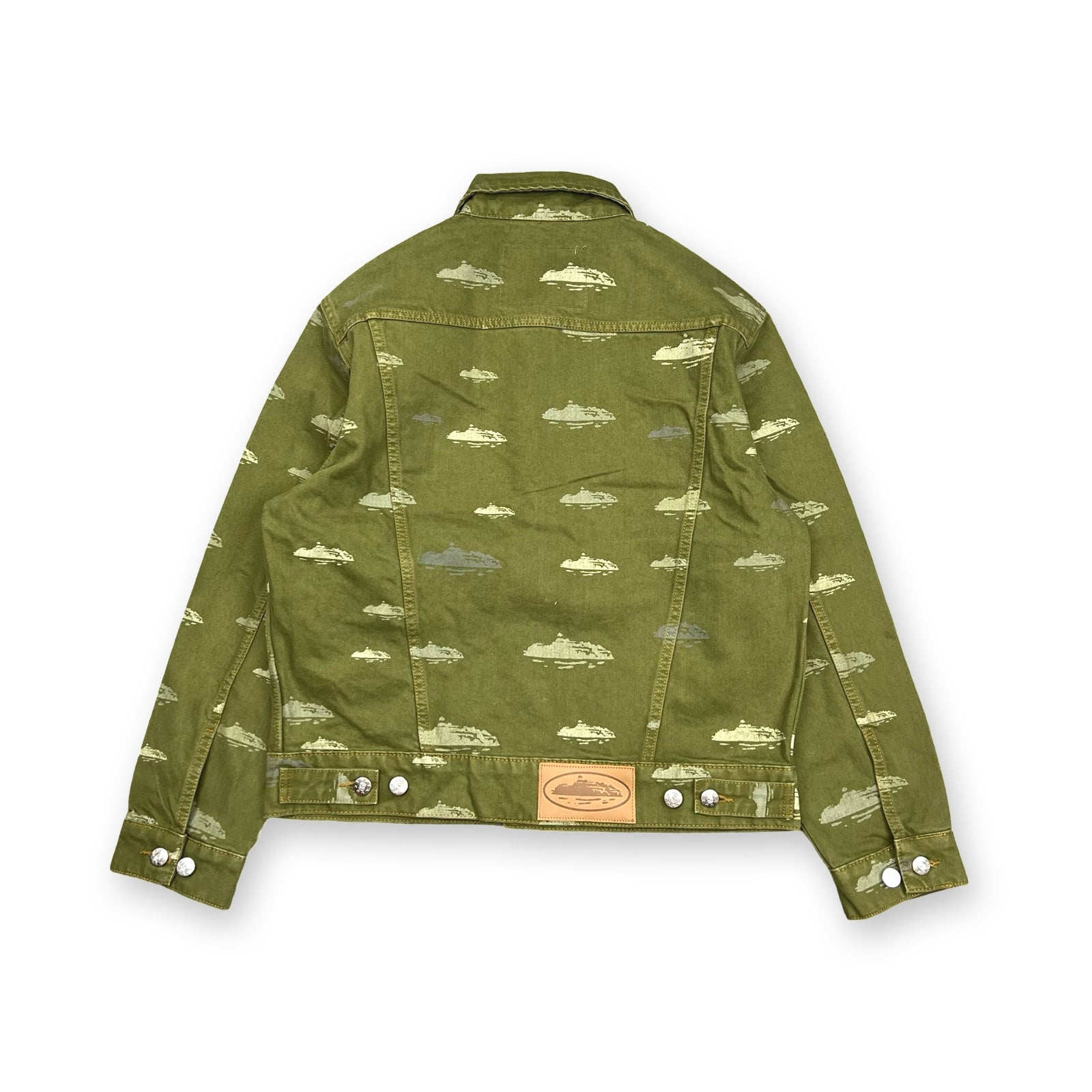 Corteiz Alcatraz Pattern Denim Denim Jacket