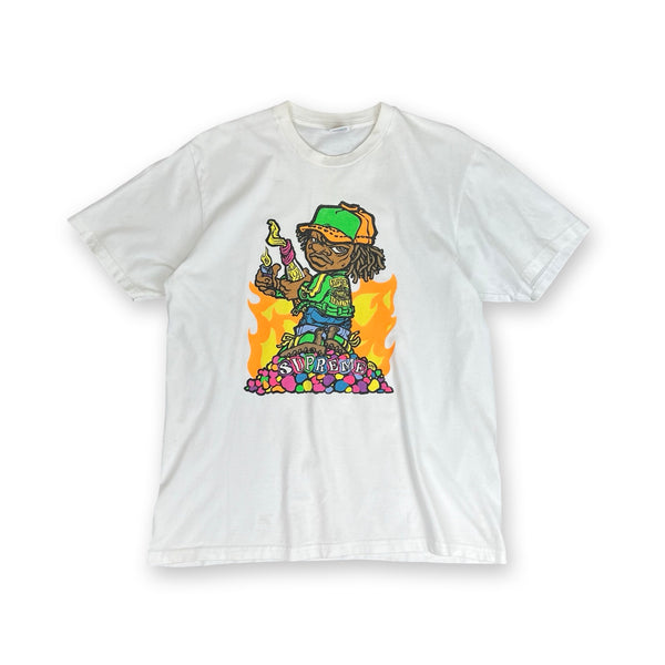 Supreme Molotov Kid T-Shirt in white