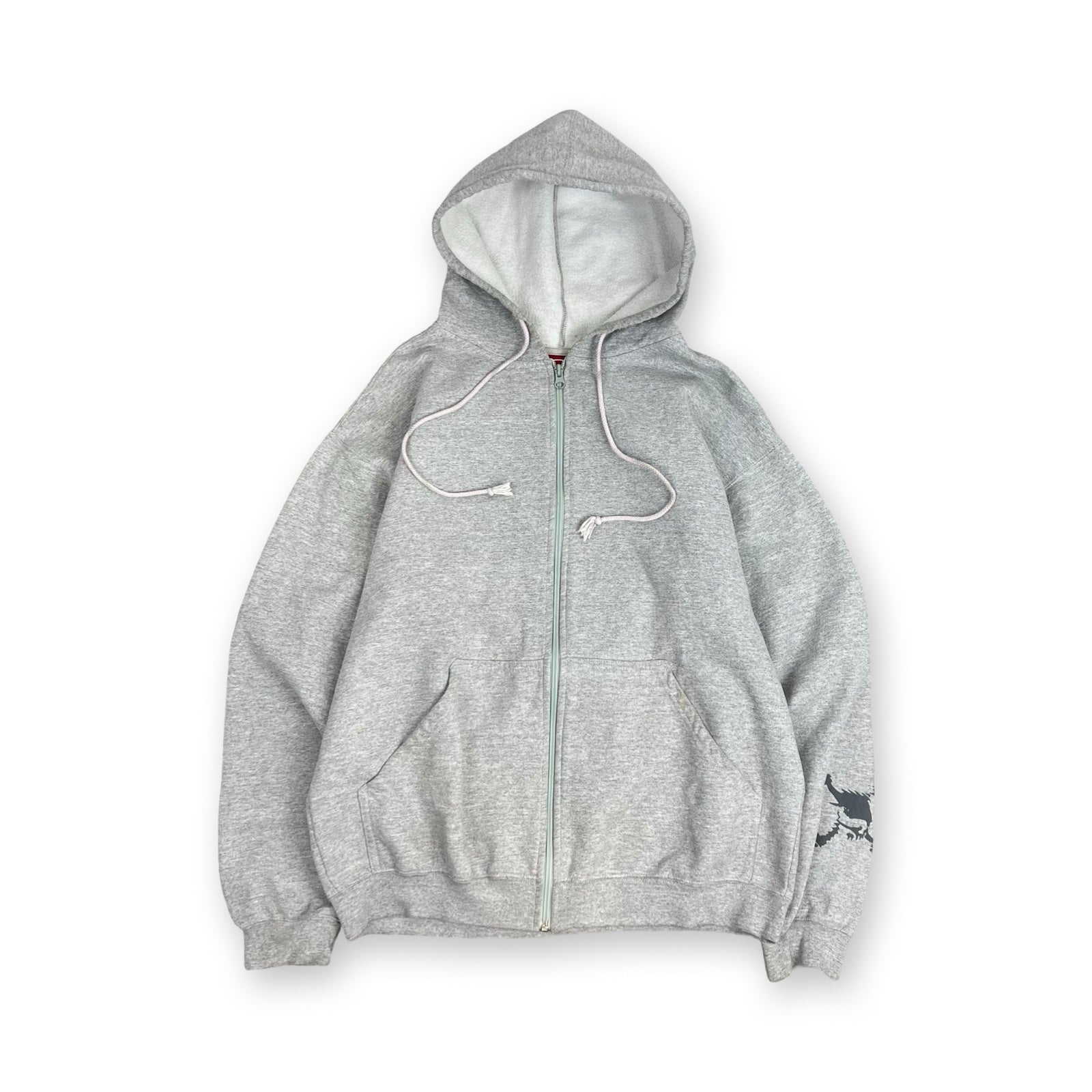 Vintage Oakley Hoodie in grey