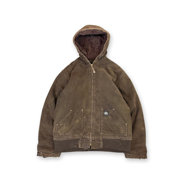 Vintage Polar King Workwear Jacket in brown