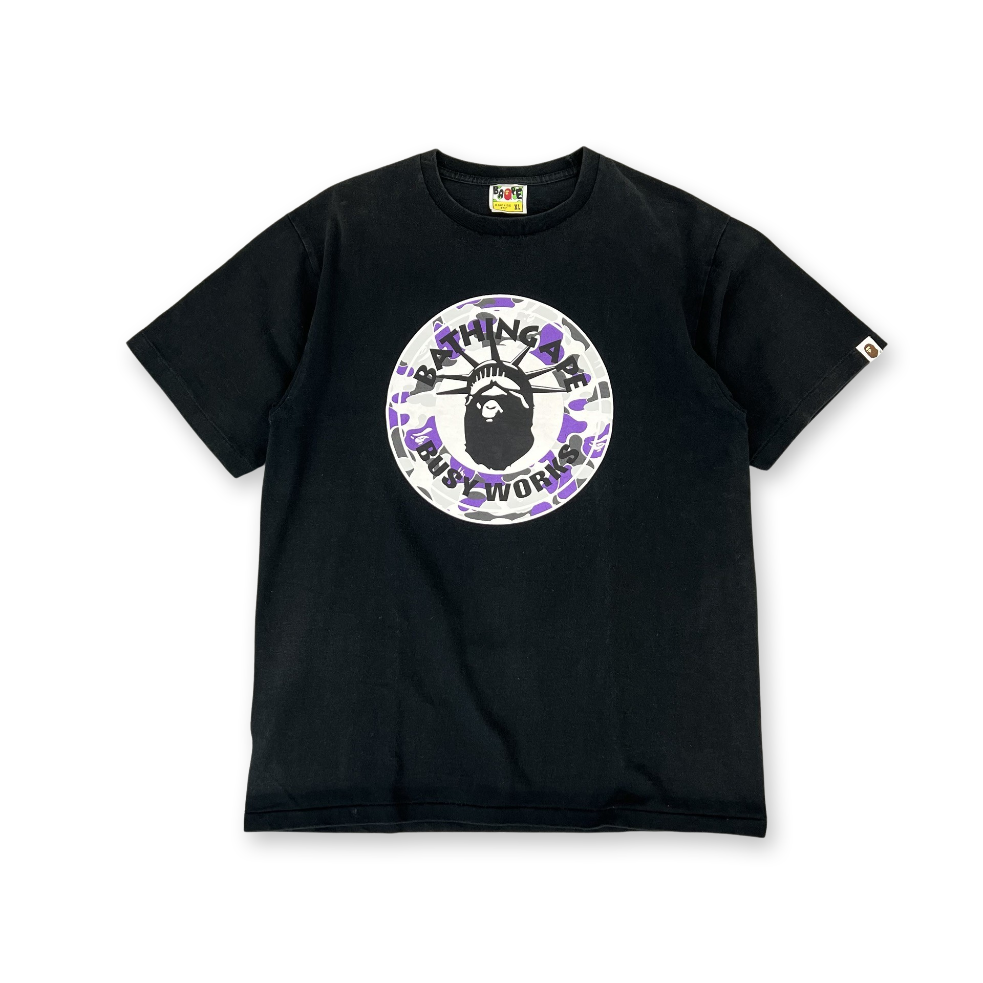 BAPE College T-Shirt in black