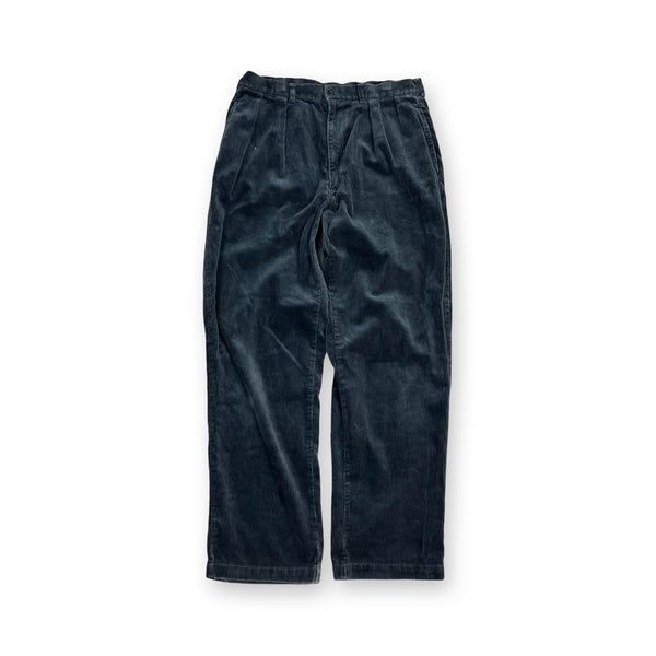 Vintage Ralph Lauren Polo Corduroy Trousers in navy blue