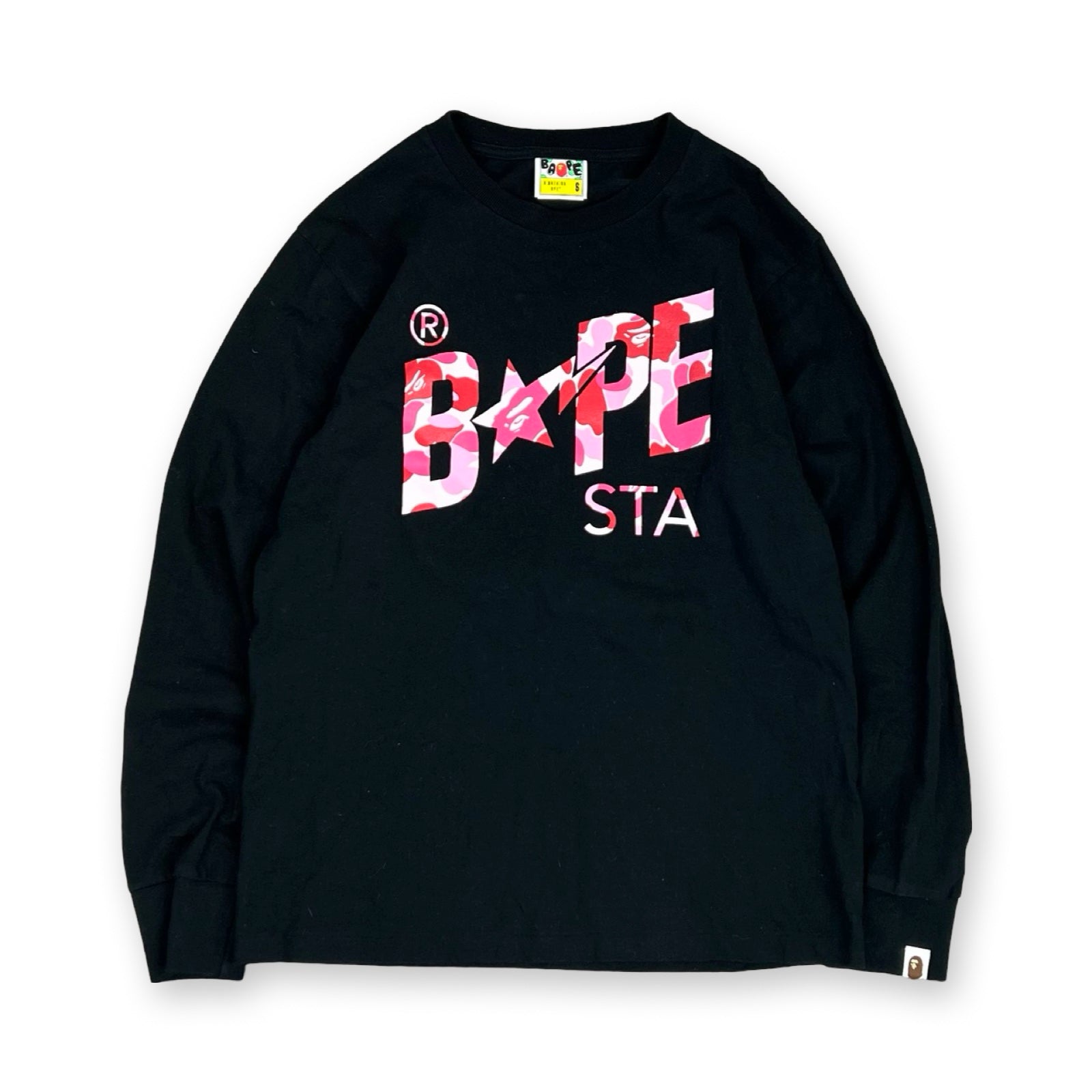 BAPE Sta LS T-Shirt in black