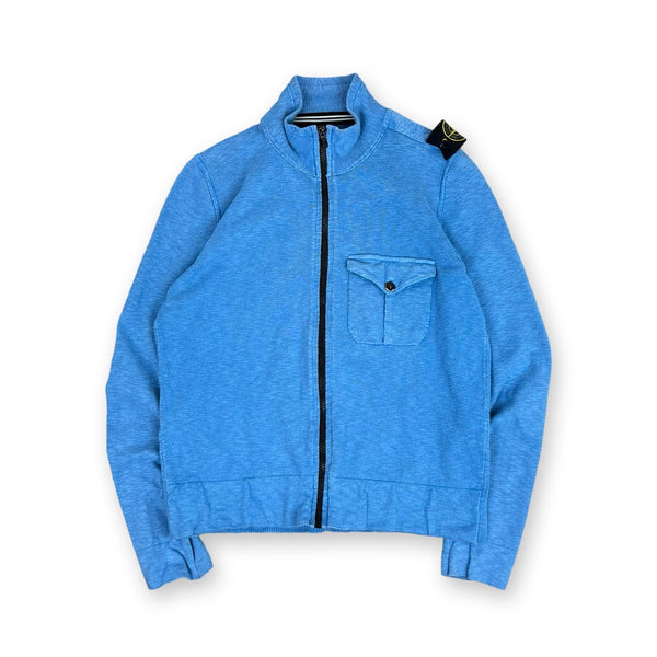 Vintage Stone Island Full Zip Jumper in blue